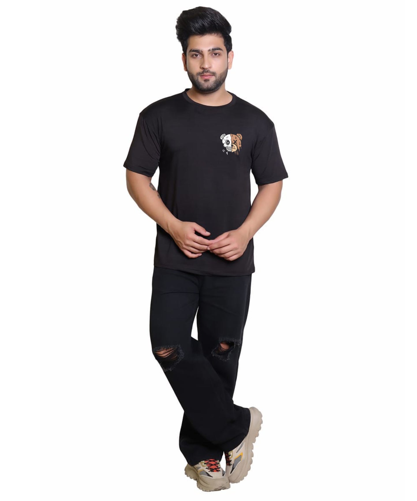 heavy oversized tshirt back print