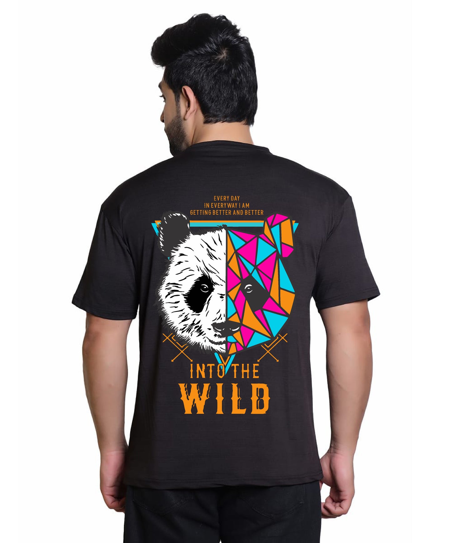 heavy oversized tshirt back print